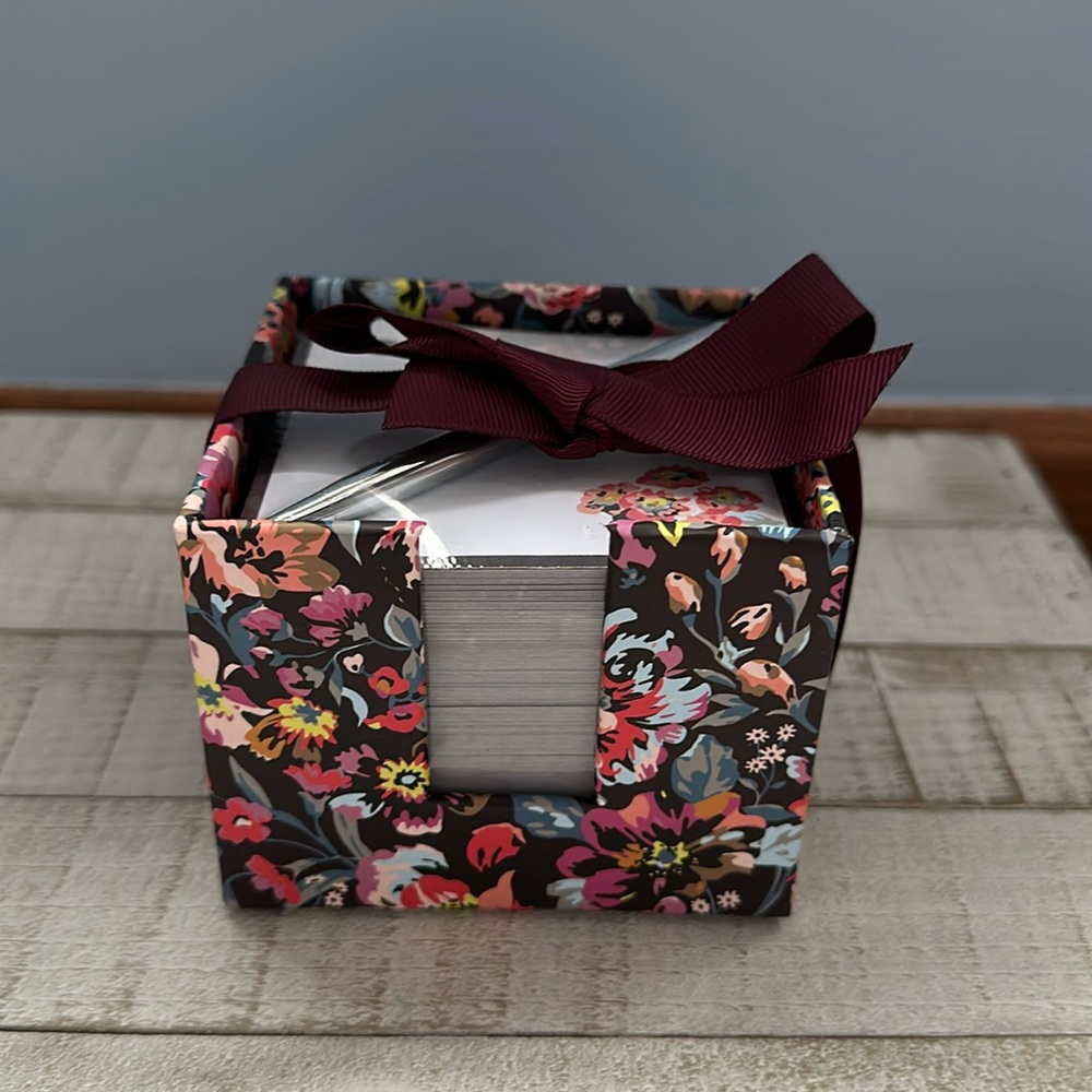 Nib Vera Bradley loose leaf notes and pen set